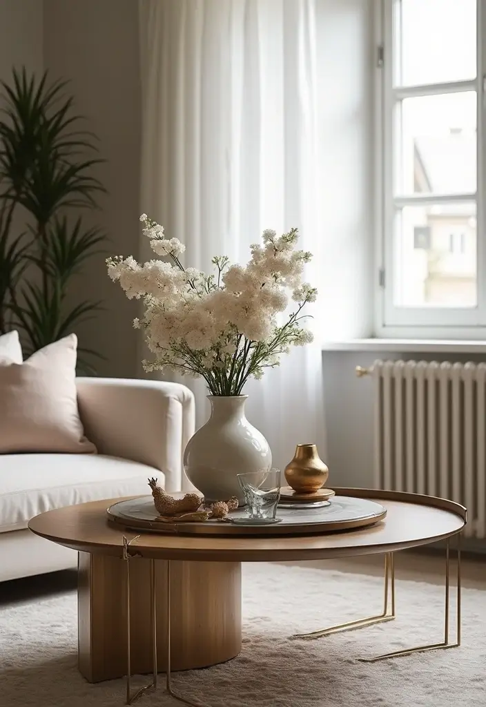 27 Black White and Silver Living Room Ideas That Feel Glamorous and Cool - 12. Stylish Centerpieces