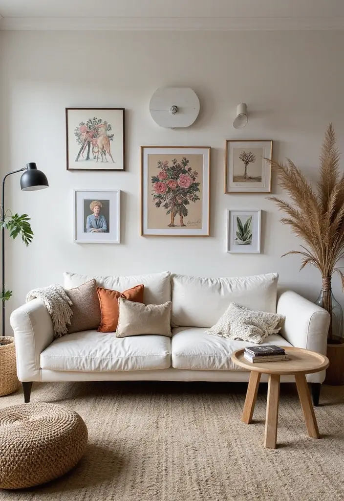 27 Black White and Silver Living Room Ideas That Feel Glamorous and Cool - 16. Unique Decor Pieces