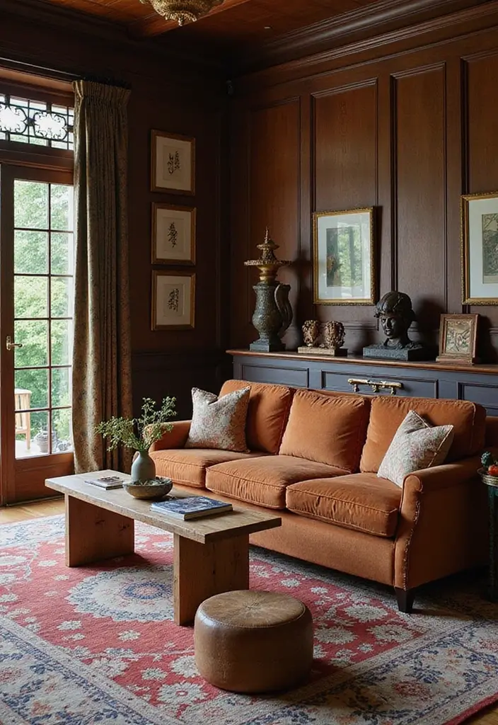 27 Chinoiserie Living Room Ideas That Add Classic Charm - 21. Cultural Accessories and Artifacts