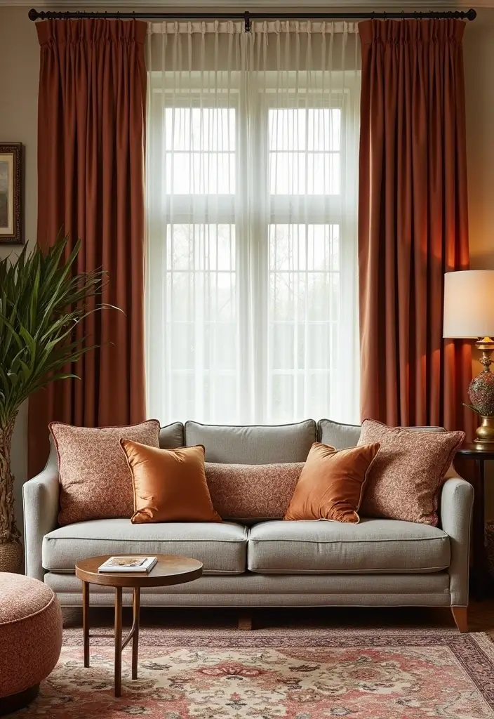 27 Chinoiserie Living Room Ideas That Add Classic Charm - 5. Luxurious Textiles