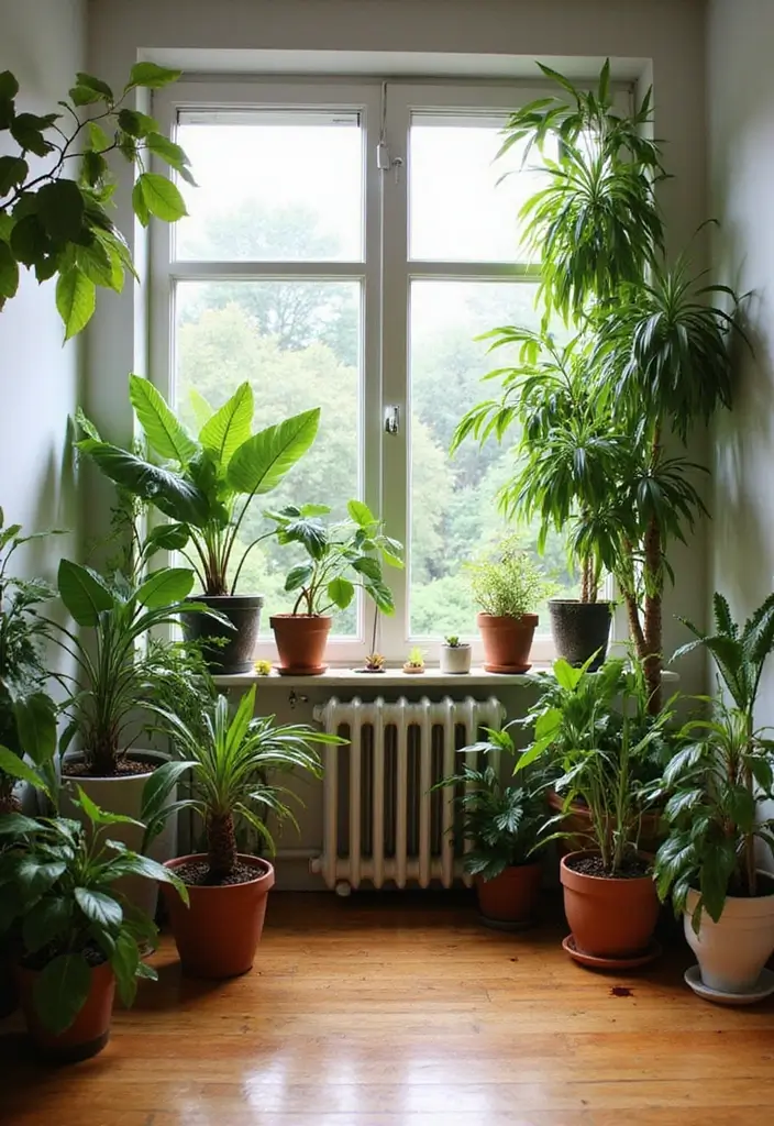 27 Colorful Boho Living Room Ideas That Feel Free Spirited and Stylish - 7. Indoor Plants for Freshness