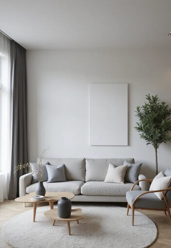 27 Eco-Friendly Wallpaper Ideas for Your Living Room That Transform the Walls - 11. Monochromatic Styles