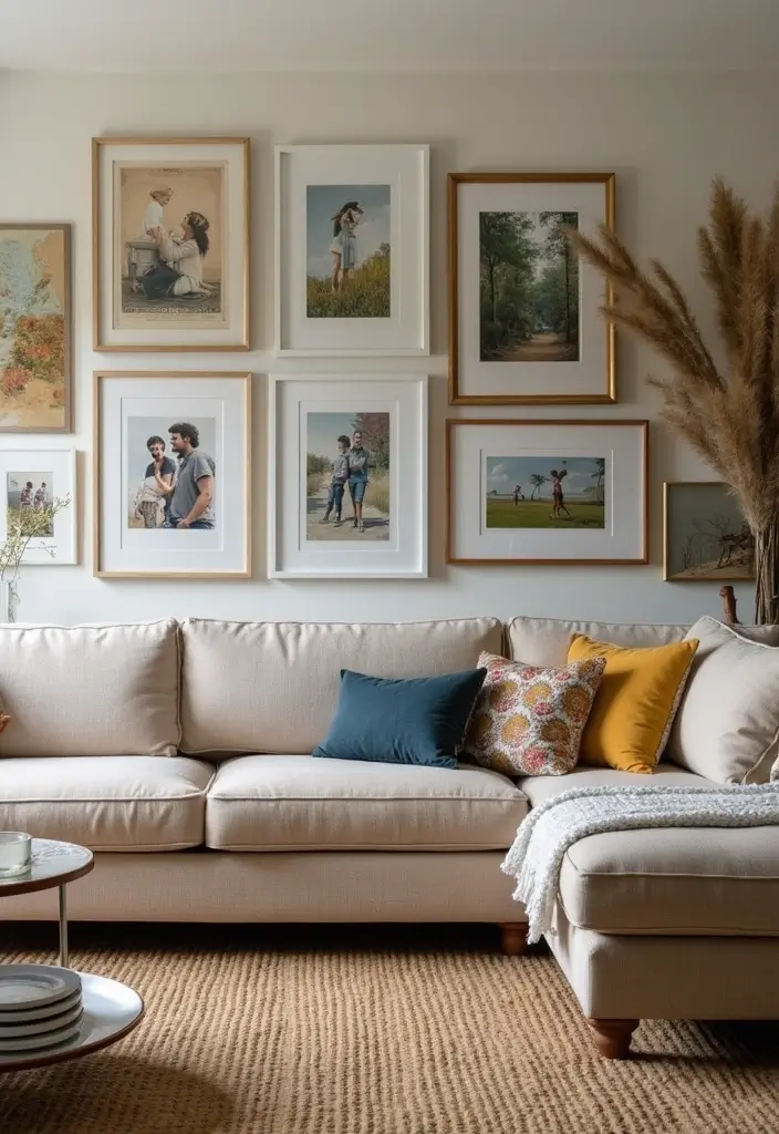 27 Fall Decor Ideas for Living Room That Feel Warm and Seasonal - 27. Personal Touches