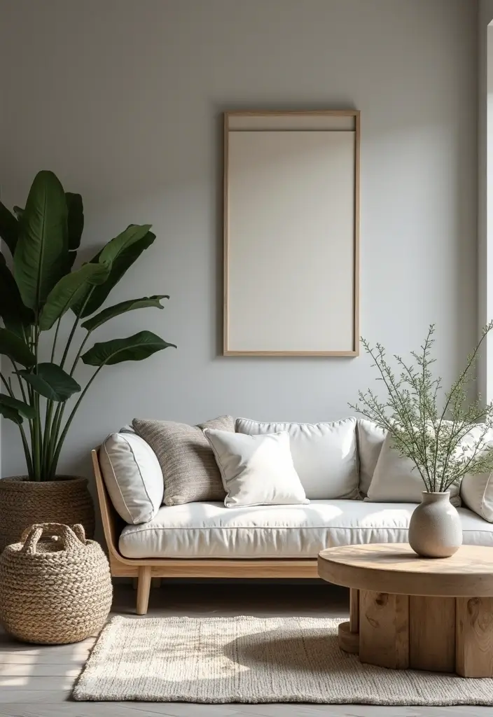 27 Gray Living Room Ideas That Are Modern and Timeless - 17. Gray Outdoor-Inspired Decor