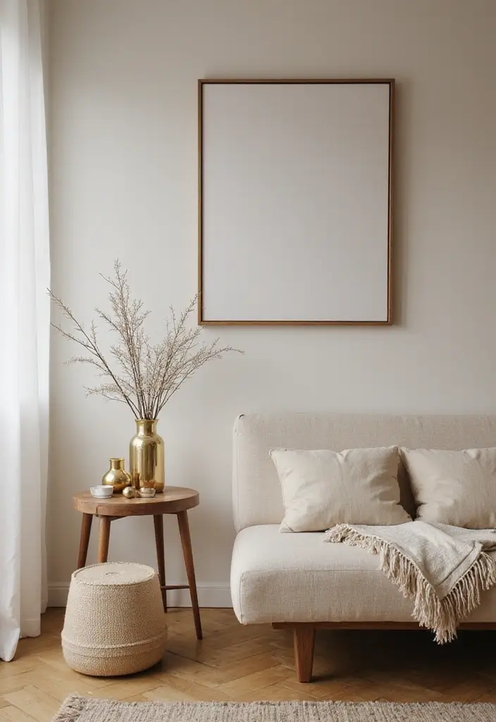 27 Small Living Room Christmas Decor Ideas That Feel Cozy and Festive - 10. A Touch of Metallics