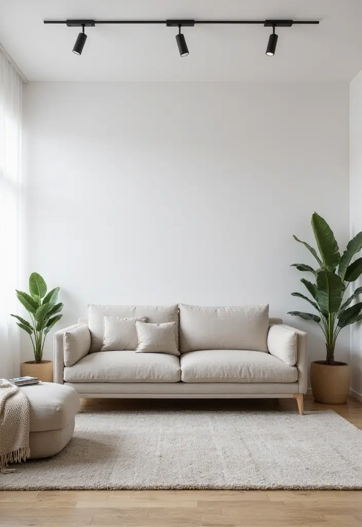 27 Three and Two Seater Sofa Living Room Layout Ideas That Work - 20. Minimalist Approach