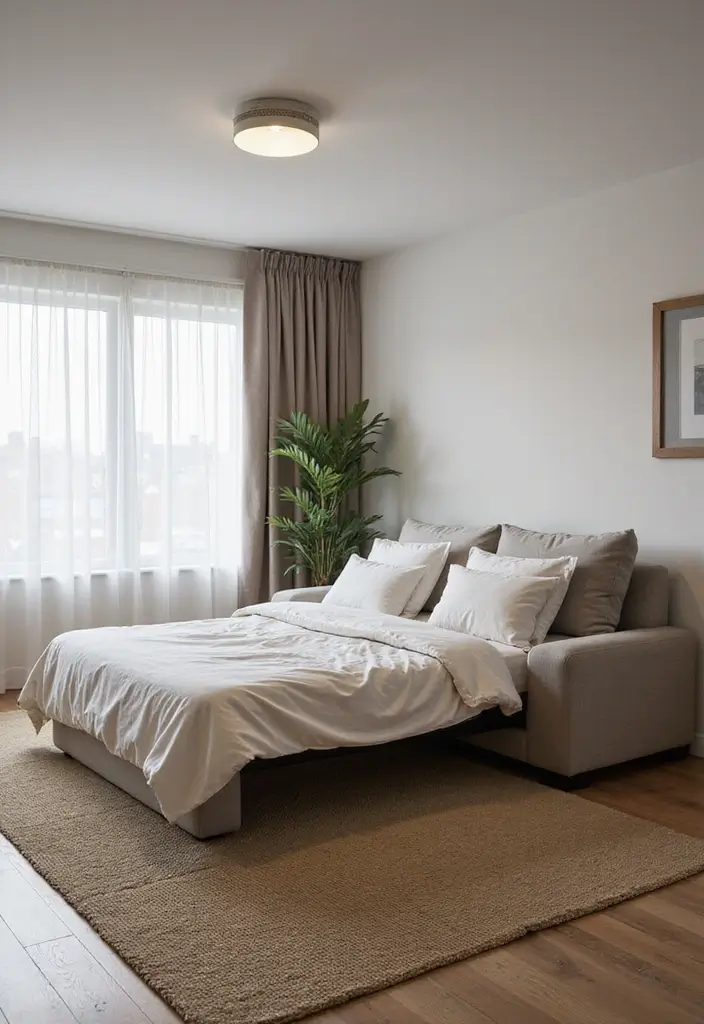 27 Three and Two Seater Sofa Living Room Layout Ideas That Work - 5. Multi-Functional Furniture