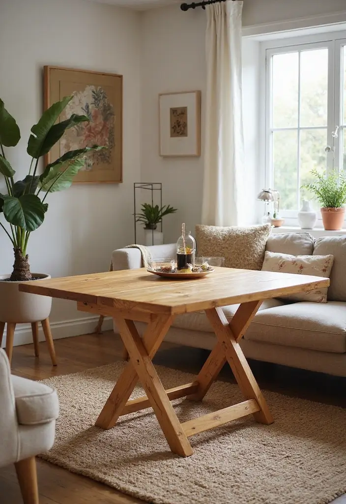 28 Bamboo Living Room Ideas That Feel Natural and Relaxing - 26. Bamboo Folding Tables