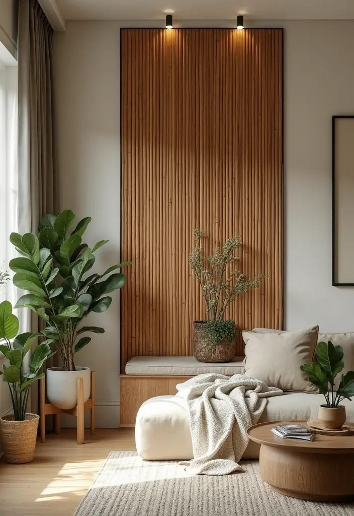 28 Bamboo Living Room Ideas That Feel Natural and Relaxing - 9. Bamboo Room Dividers