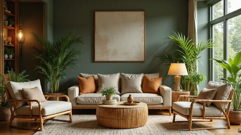 28 Bamboo Living Room Ideas That Feel Natural and Relaxing