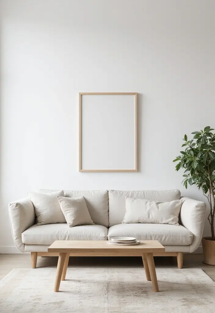 28 Front Living Room Ideas That Make the Perfect First Impression - 1. Minimalist Magic