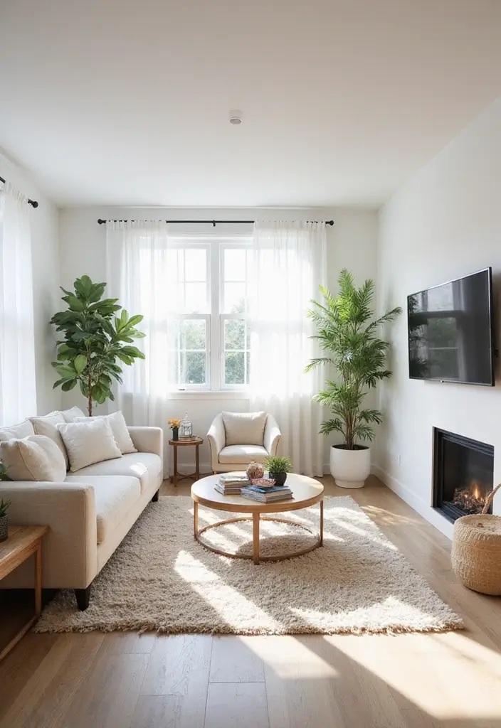 28 Front Living Room Ideas That Make the Perfect First Impression - 10. Bright and Airy