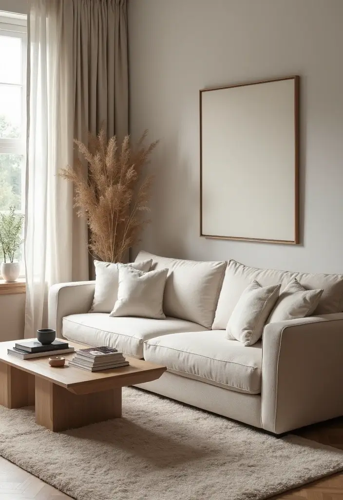 28 Front Living Room Ideas That Make the Perfect First Impression - 19. Sophisticated Neutral Palette