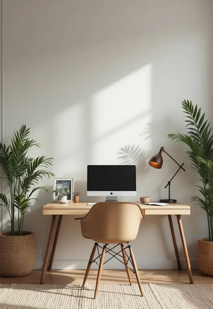 28 Front Living Room Ideas That Make the Perfect First Impression - 24. Functional Workspace