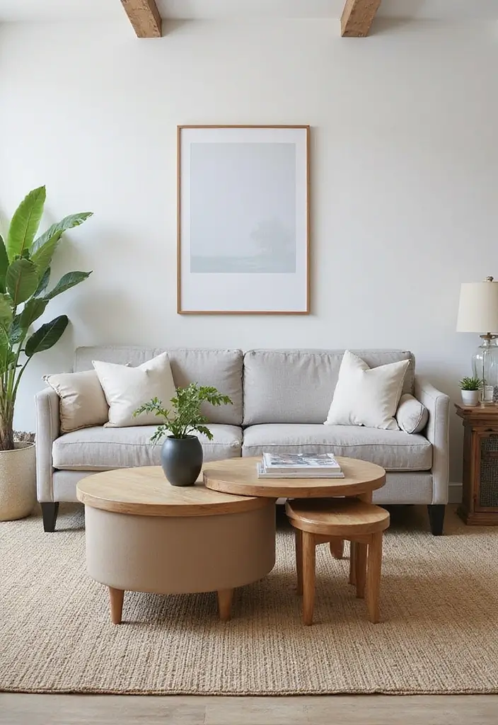 28 Front Living Room Ideas That Make the Perfect First Impression - 4. Functional Furniture