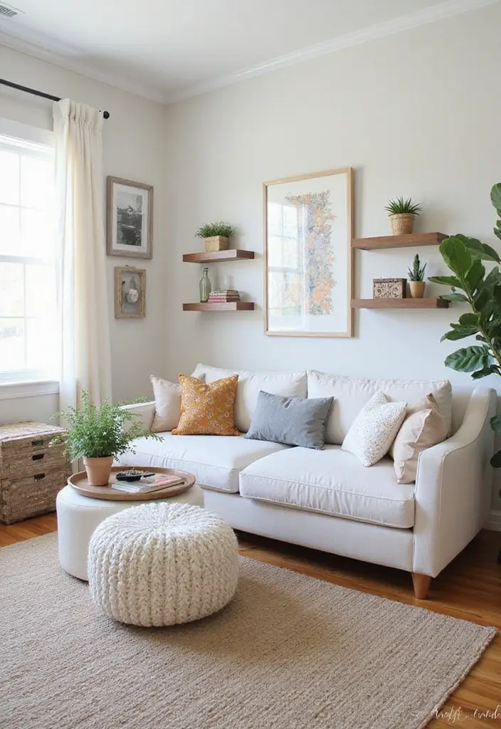 28 Front Living Room Ideas That Make the Perfect First Impression - 9. Smart Storage Solutions