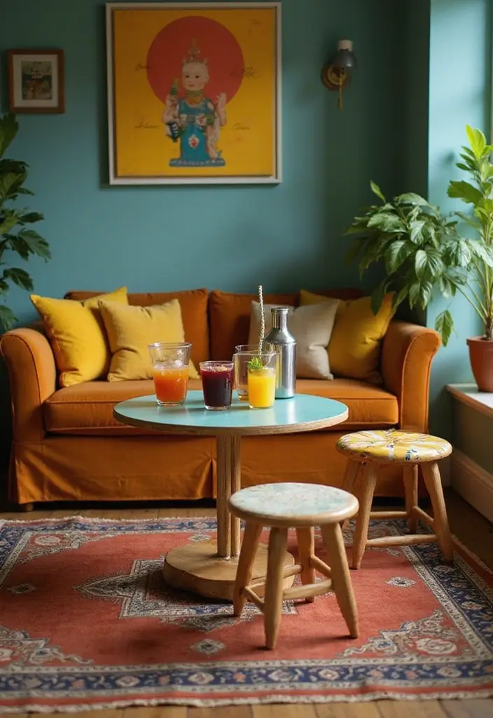 28 Mini Bar Ideas for Small Space Living Rooms That Feel Functional and Fun - 12. Themed Home Bar