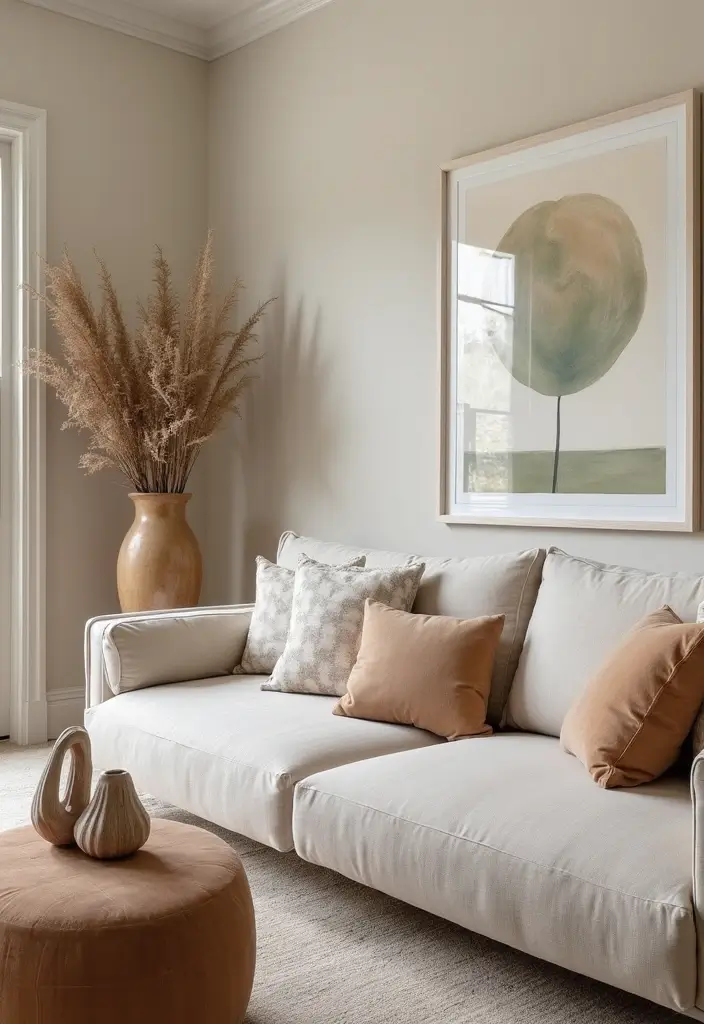 28 Moody Eclectic Living Room Ideas That Blend Dark and Artsy Vibes - 28. Thoughtful Accessory Selection