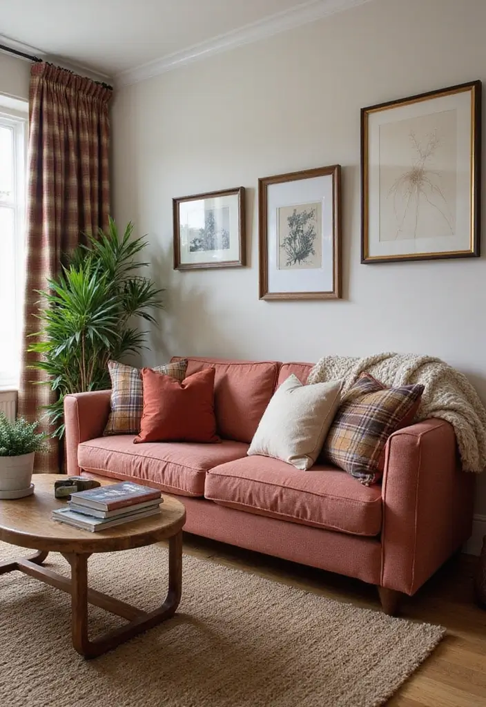 28 Plaid Living Room Ideas That Feel Rustic and Cozy - 28. The Plaid Lifestyle