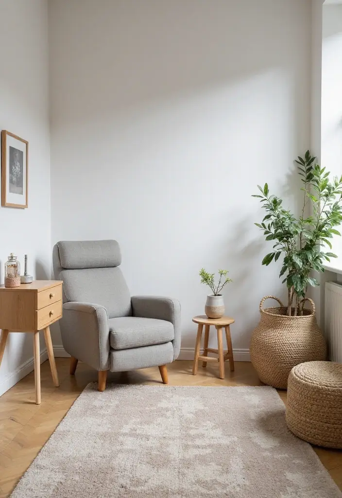 28 Recliner Chair in Living Room Ideas That Add Comfort and Function - 1. Compact Scandinavian Elegance