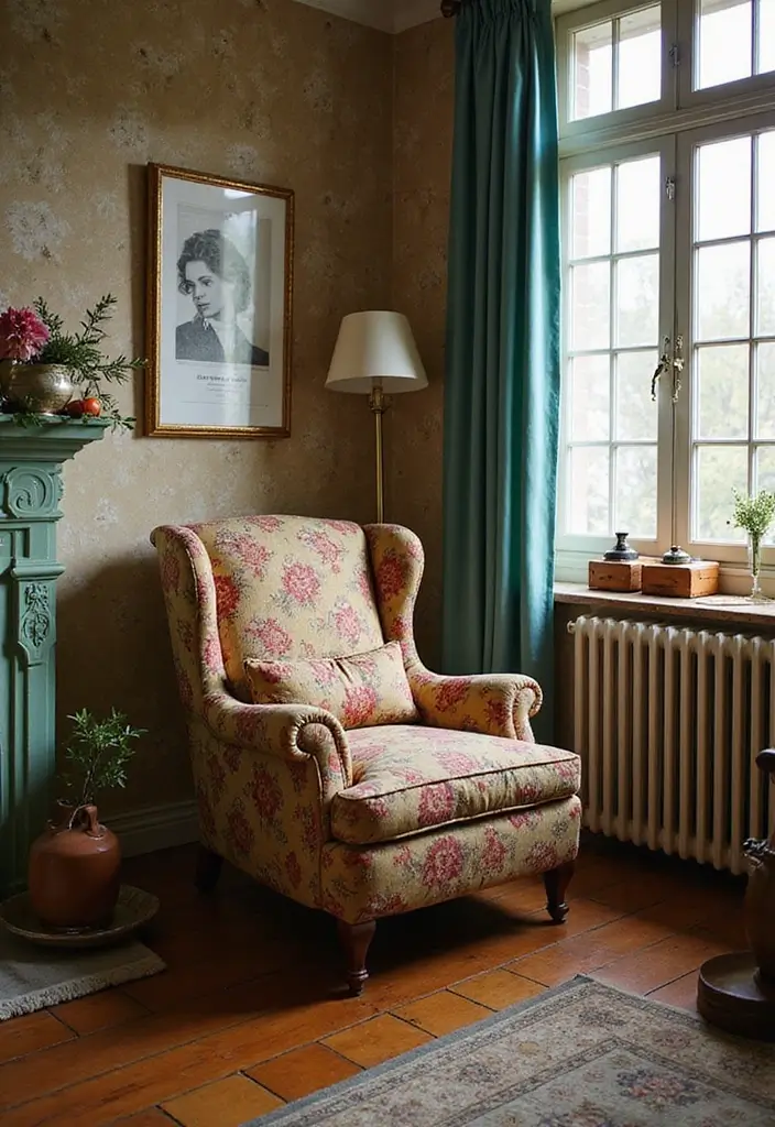 28 Recliner Chair in Living Room Ideas That Add Comfort and Function - 10. Retro Recliner Revival