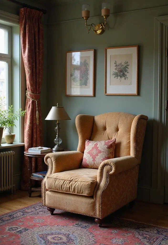 28 Recliner Chair in Living Room Ideas That Add Comfort and Function - 20. Recliners with a Vintage Twist