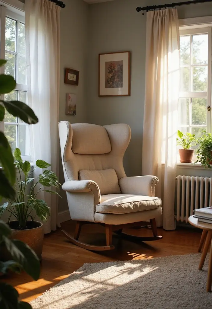 28 Recliner Chair in Living Room Ideas That Add Comfort and Function - 27. Recliners that Rock