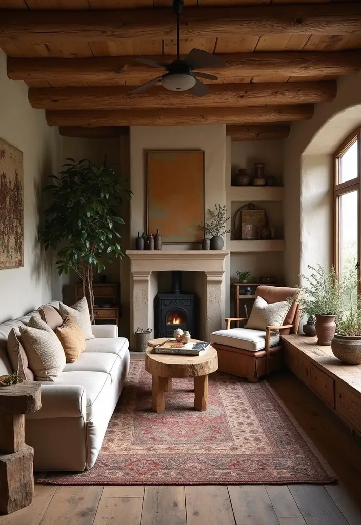 28 Rustic Living Room Ideas That Add Warmth and Character - 23. Emphasis on Craftsmanship