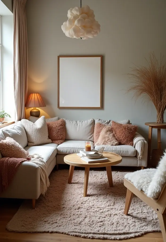 28 Shabby Chic Living Room Ideas That Feel Soft and Vintage - 4. Layer Soft Furnishings