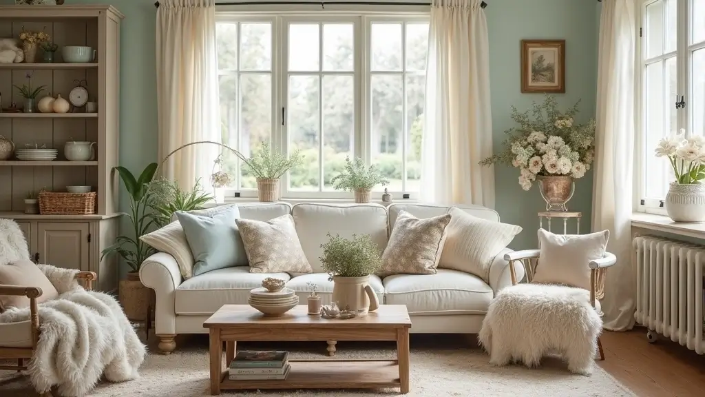 28 Shabby Chic Living Room Ideas That Feel Soft and Vintage