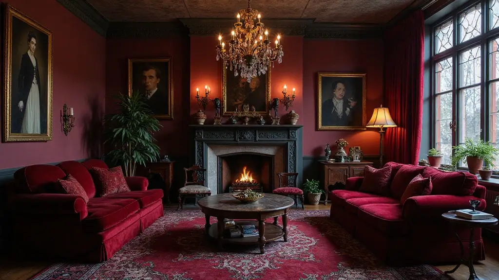 28 Vampire Living Room Ideas That Feel Dark and Dramatic