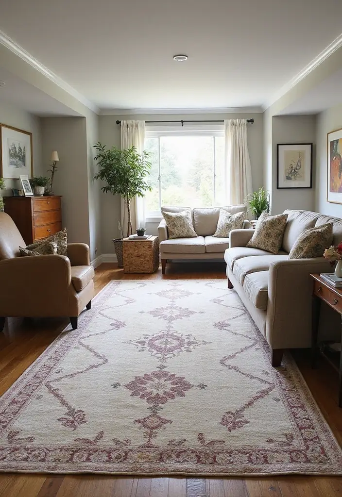 29 Carpet Ideas Living Room Modern Styles That Feel Plush and Trendy - 13. Patterned Runners