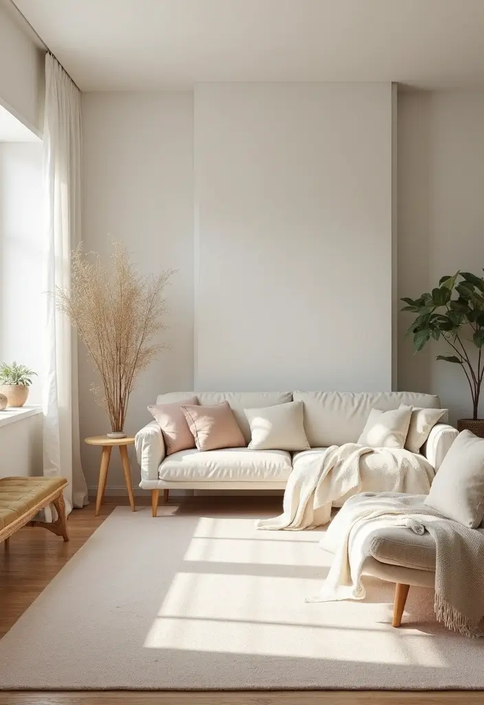 29 Carpet Ideas Living Room Modern Styles That Feel Plush and Trendy - 21. Soft Pastels