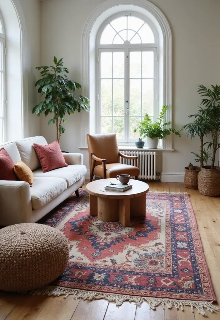 29 Carpet Ideas Living Room Modern Styles That Feel Plush and Trendy - 3. Eco-Friendly Wool Rugs