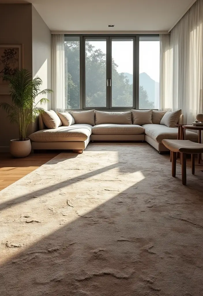 29 Carpet Ideas Living Room Modern Styles That Feel Plush and Trendy - 8. Textured Carpets