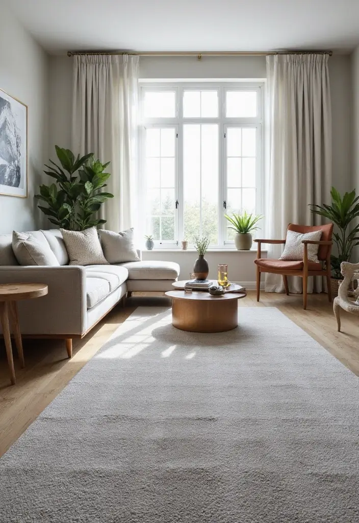 29 Carpet Ideas Living Room Modern Styles That Feel Plush and Trendy - 9. Eco-Friendly Synthetic Options