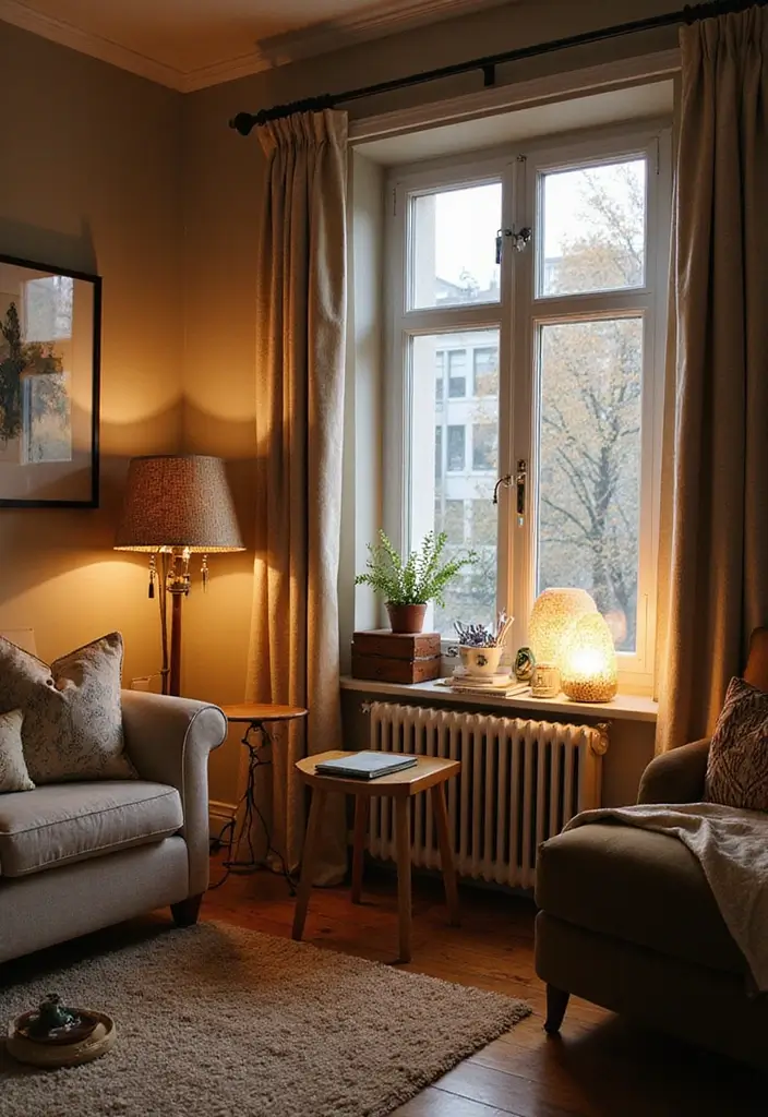 29 Cozy Lamps Living Room Ideas That Add Warmth and Soft Light - 22. Creative Upcycled Lamps