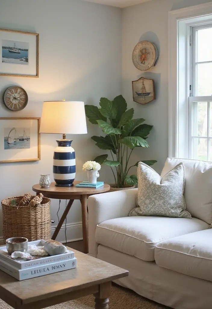 29 Cozy Lamps Living Room Ideas That Add Warmth and Soft Light - 24. Playful Nautical Lamps