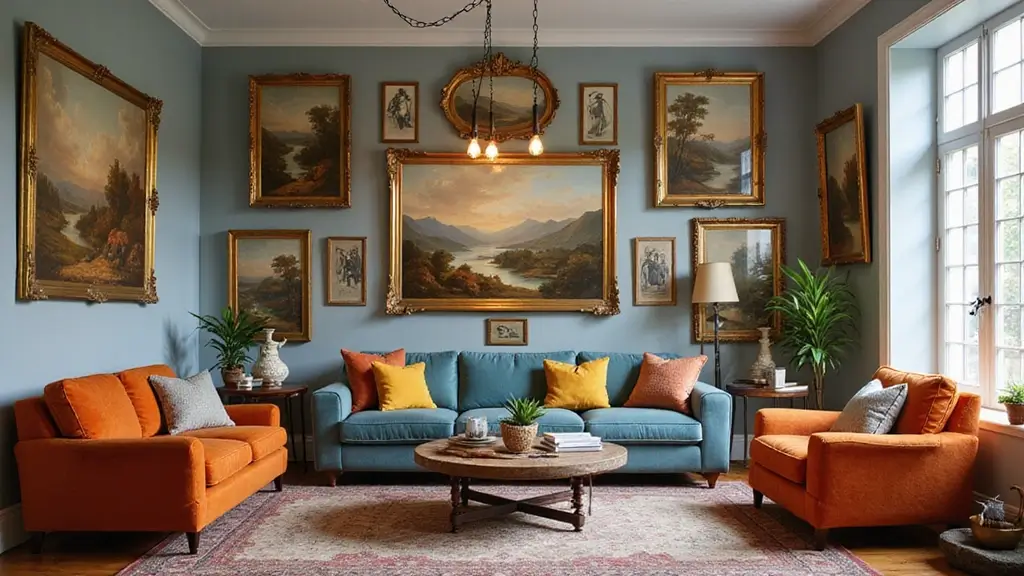 29 Home Decor Ideas: Living Room Traditional Wall Art Styles