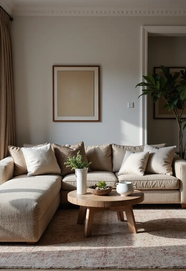 29 Living Room Sectional Ideas That Maximize Comfort and Space - 16. Textured Upholstery