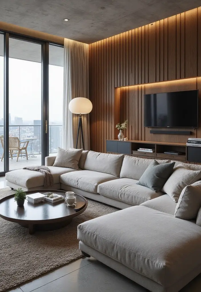 29 Living Room Sectional Ideas That Maximize Comfort and Space - 20. Smart Furniture Solutions