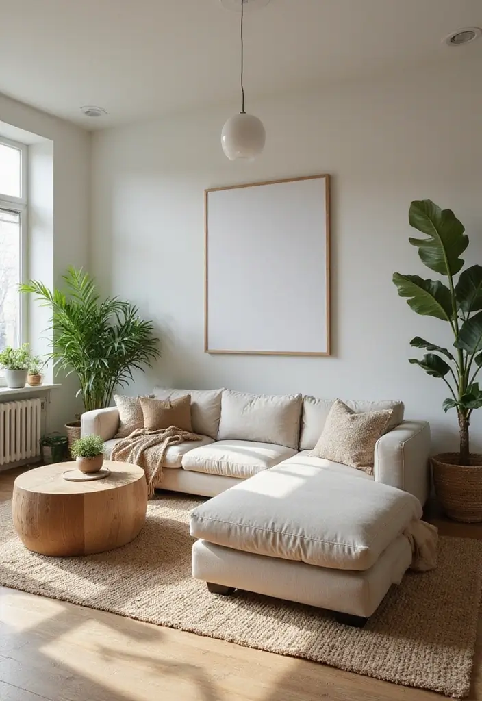 29 Living Room Sectional Ideas That Maximize Comfort and Space - 24. Eco-Friendly Fabrics