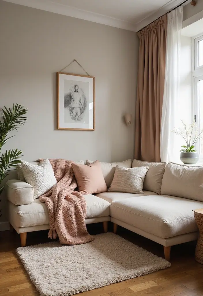 29 Living Room Sectional Ideas That Maximize Comfort and Space - 5. Cozy Corner Sectionals