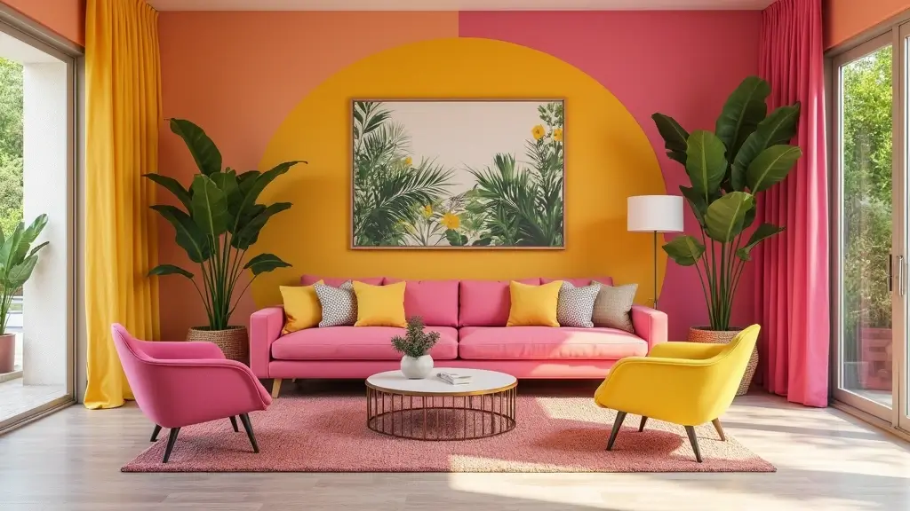 29 Pink and Yellow Living Room Ideas That Feel Cheerful and Bold