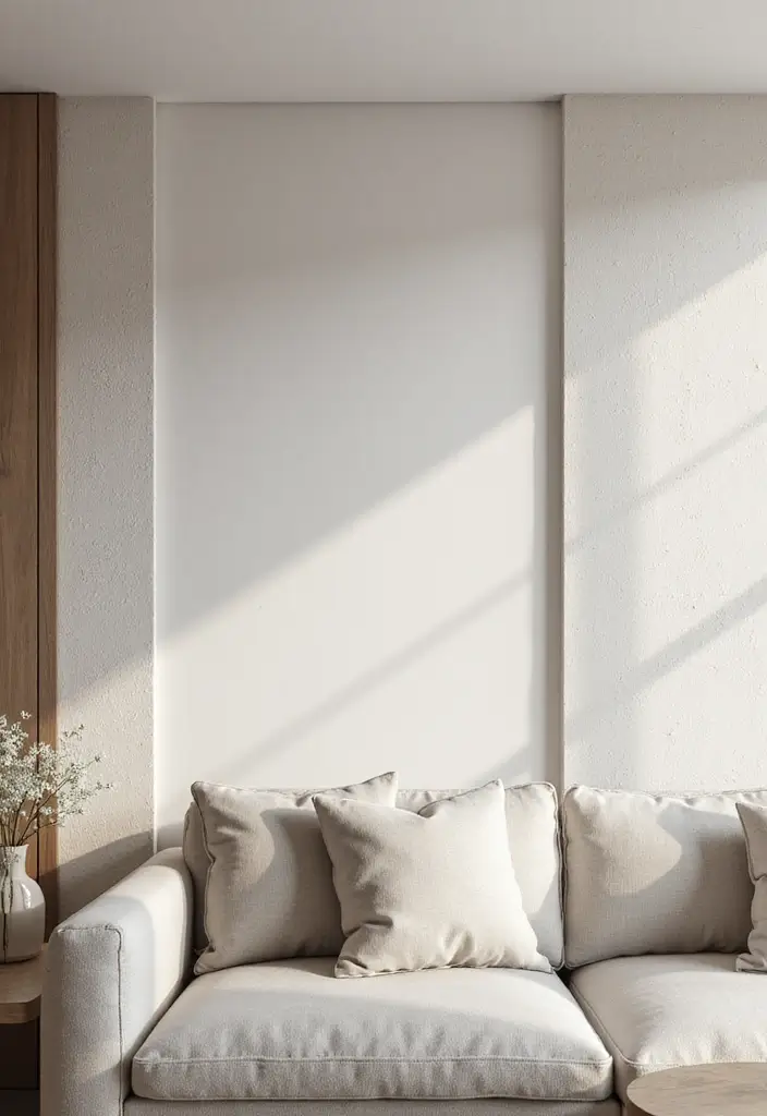 29 Textured Accent Walls in Living Room Ideas That Add Depth and Warmth - 12. Subtle Textured Panels