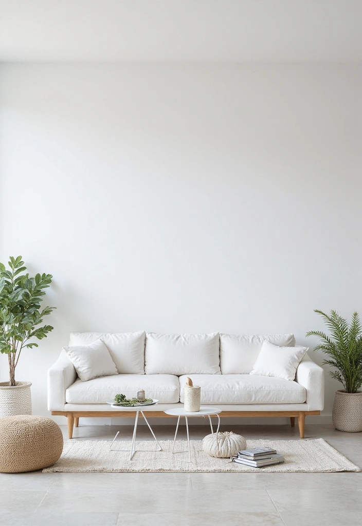 29 White Sofa Living Room Ideas That Feel Bright and Airy - 24. Bright Whites