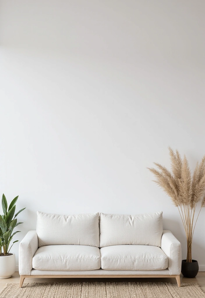 29 White Sofa Living Room Ideas That Feel Bright and Airy - 29. Celebration of Simplicity