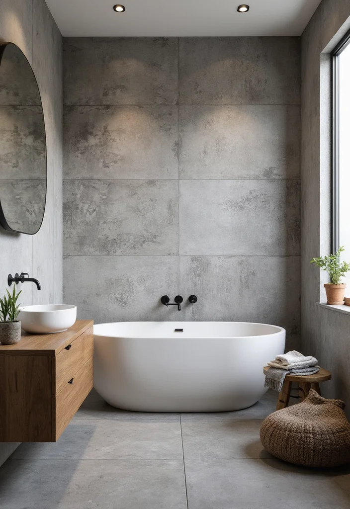 14 Concrete Tile Bathroom Ideas With Industrial Vibe - Conclusion
