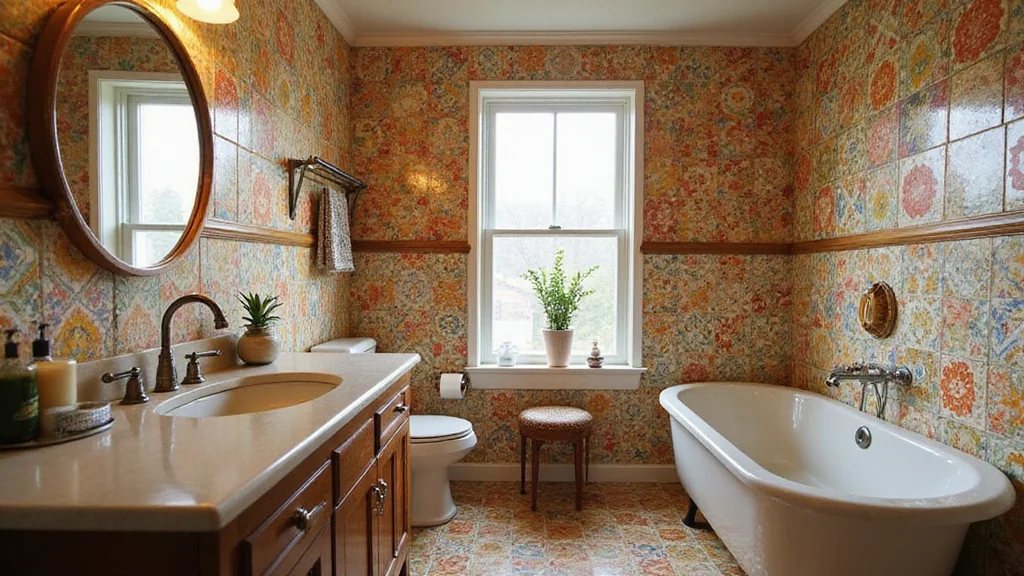 14 Fun Tile Bathroom Ideas With Playful Patterns