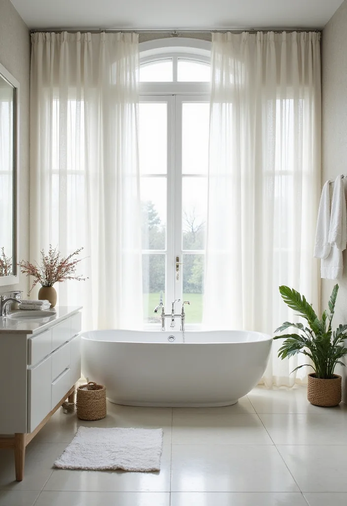 14 Garden Bathroom Ideas With Natural Calm - 4. Natural Light Maximization